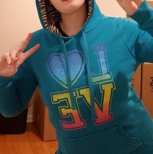 Blue LOVE sweatshirt